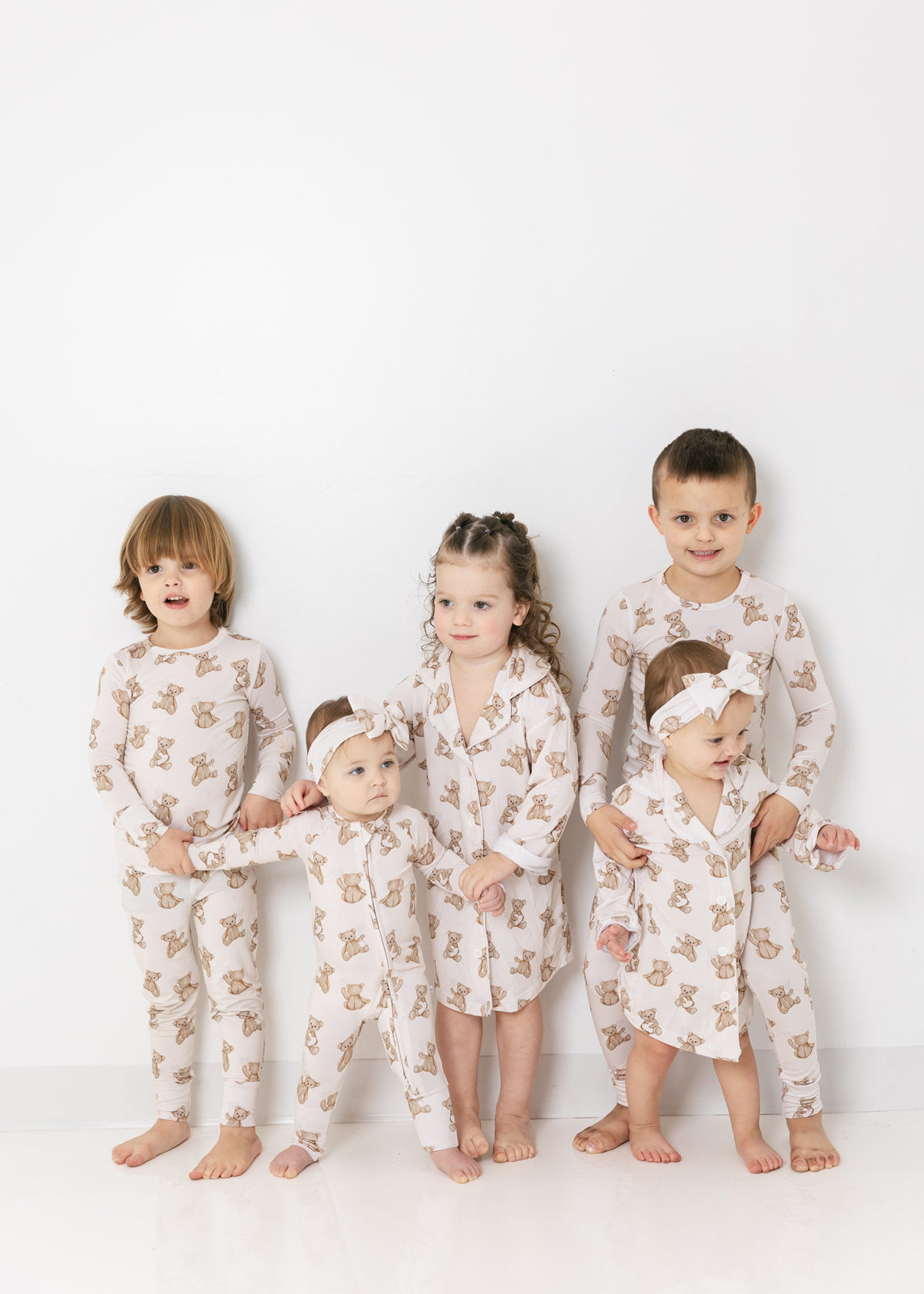 Valentine Bears | Bamboo Zip Pajamas