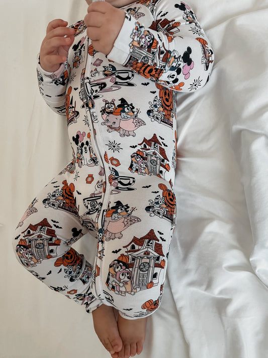 Halloween | Bamboo Zip Romper