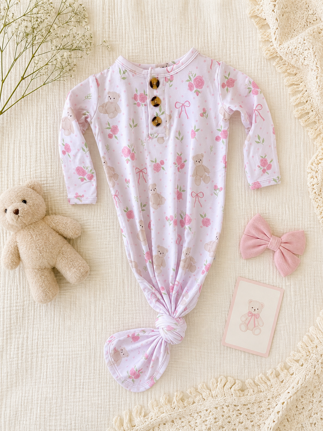 Beary Sweet | Bamboo Knotted Gown