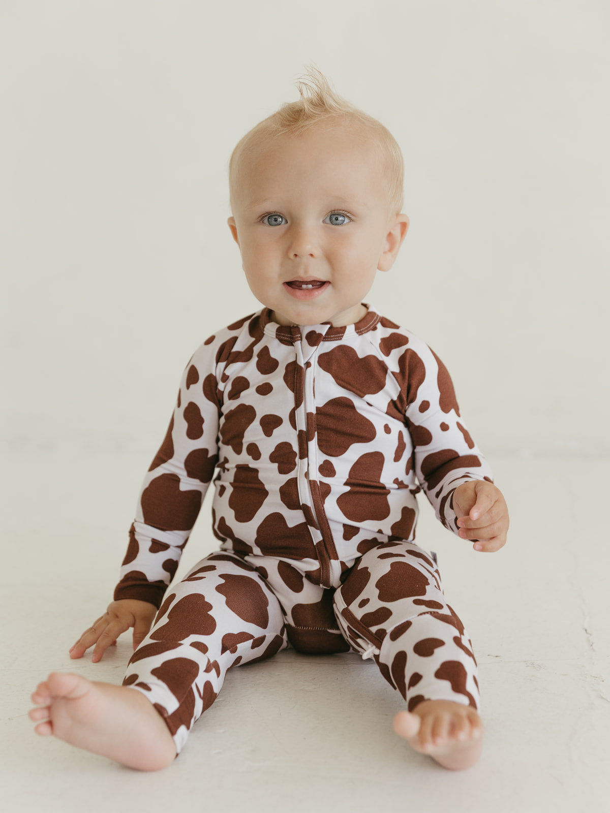 Moo'd | Bamboo Zipper Pajamas