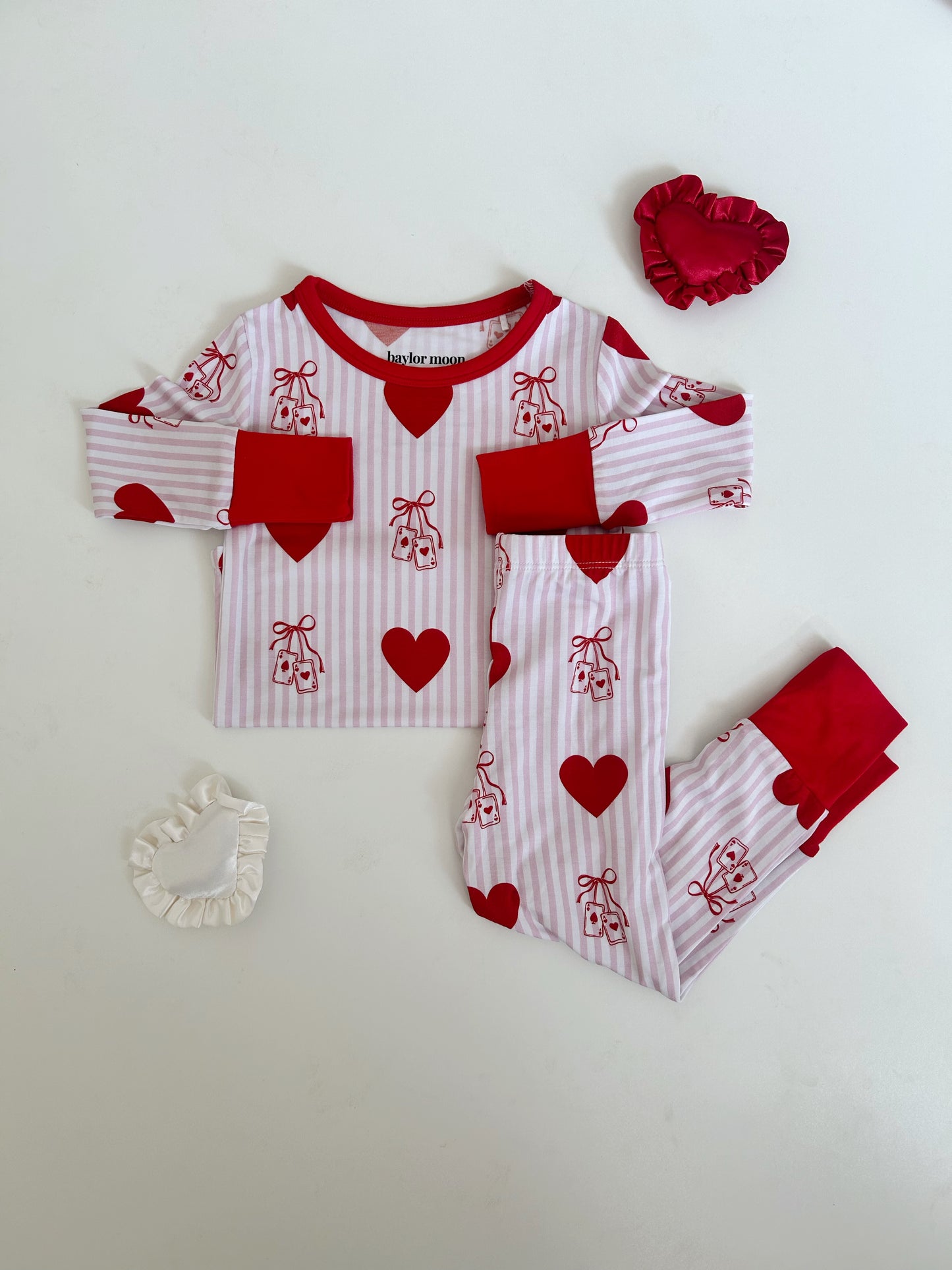 Ace Of Hearts | Bamboo Two Piece Pajamas