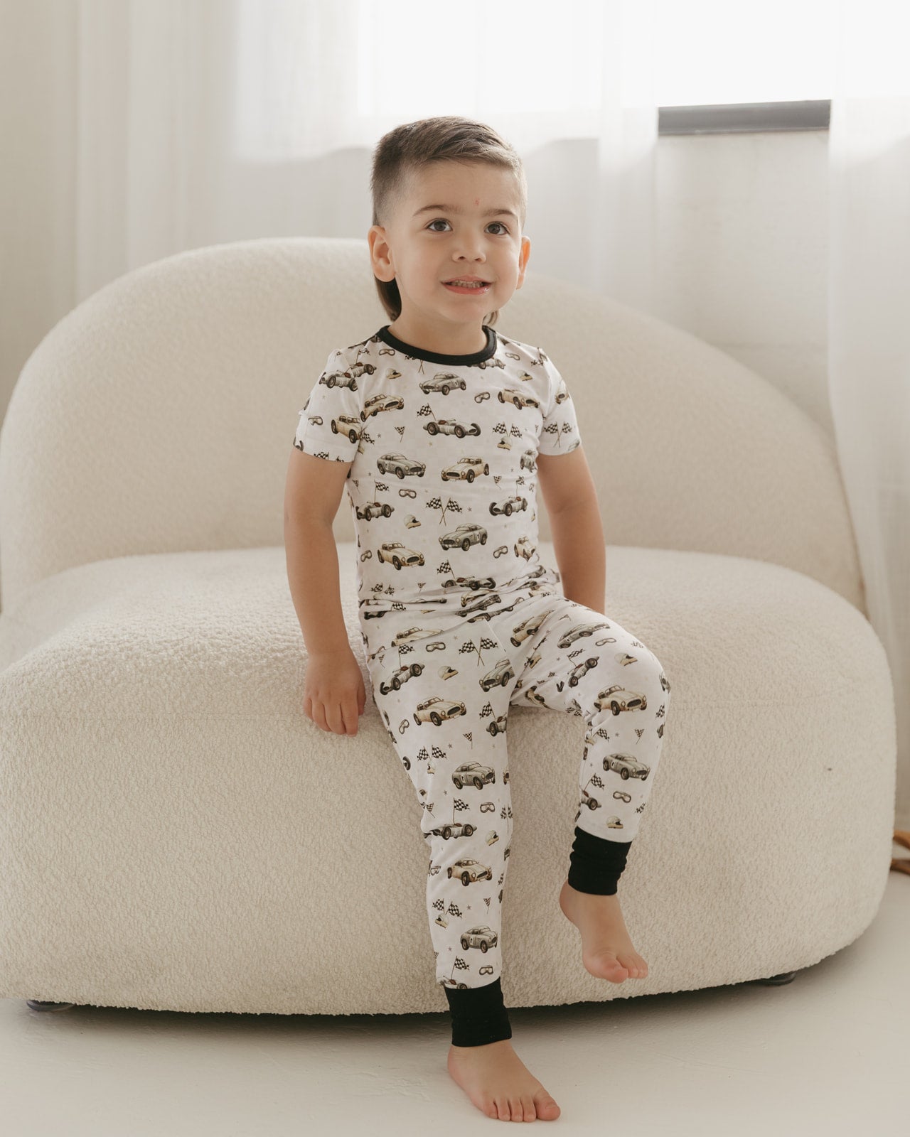 Race Car | Bamboo Short Sleeve Pajamas
