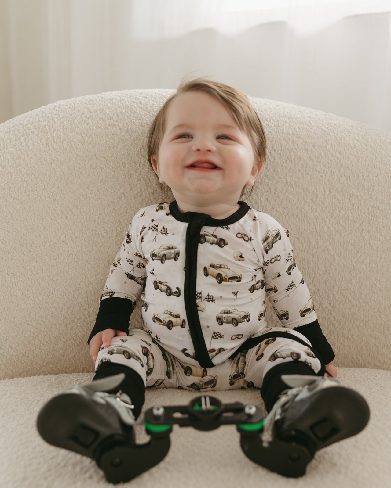 Race Car | Bamboo Zipper Pajamas