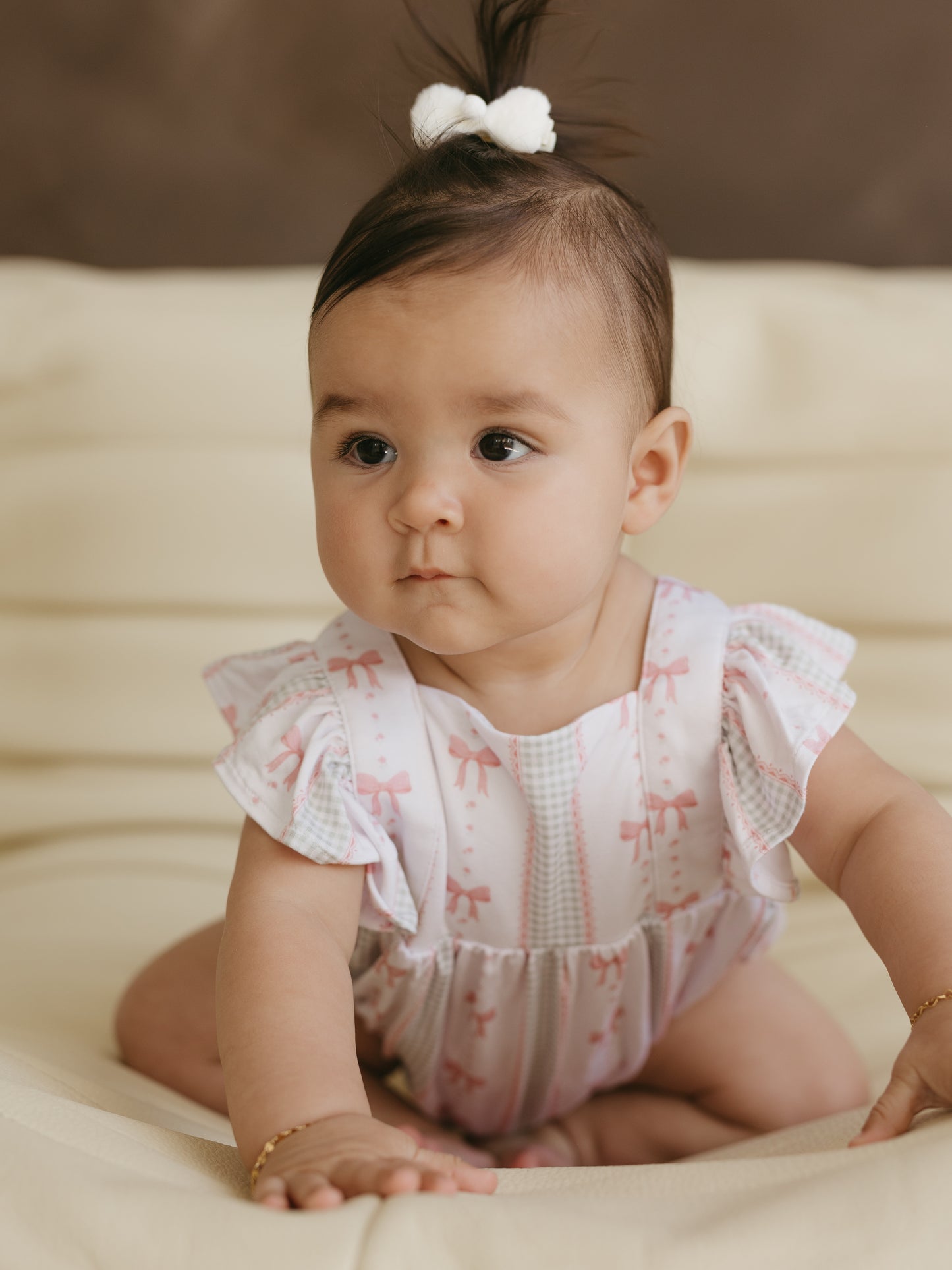 Gingham & Bows | Ruffle Romper