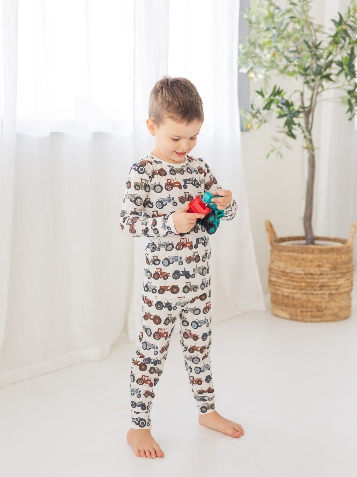 Tractor | Bamboo Two Piece Pajamas
