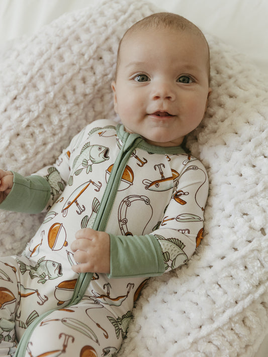 Fishin' Buddies | Bamboo Zipper Pajamas