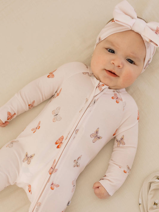 Butterfly | Bamboo Zip Pajamas