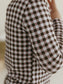 Cocoa Gingham | Bamboo Two Piece Pajamas