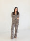 Checkerboard | Bamboo Women's Pajama Set