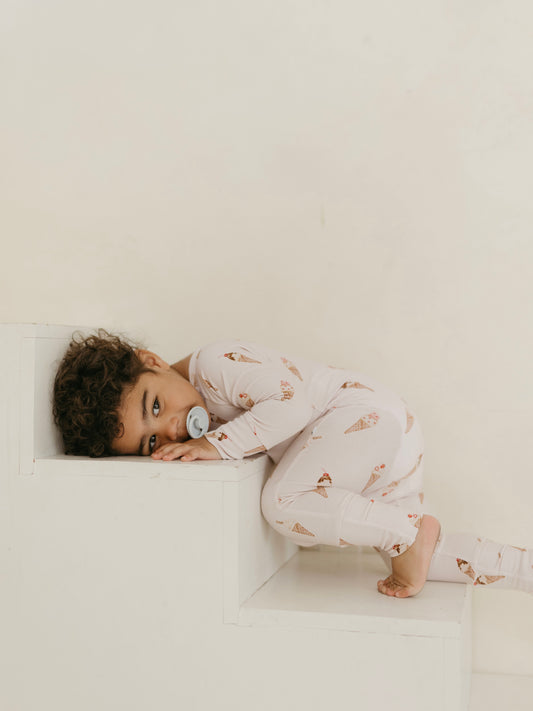 Ice Cream Dreams | Bamboo Zipper Pajamas