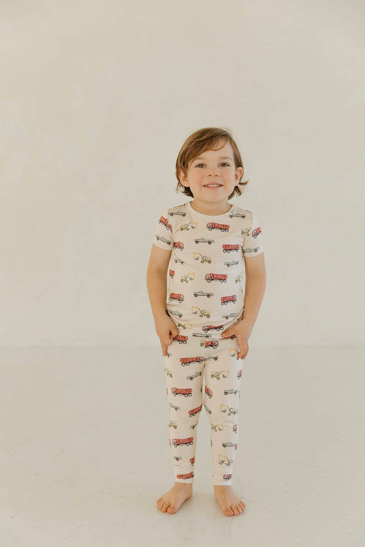 Truckin | Bamboo Short Sleeve Pajamas