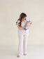 Layla Bow | Bamboo Zipper Pajamas