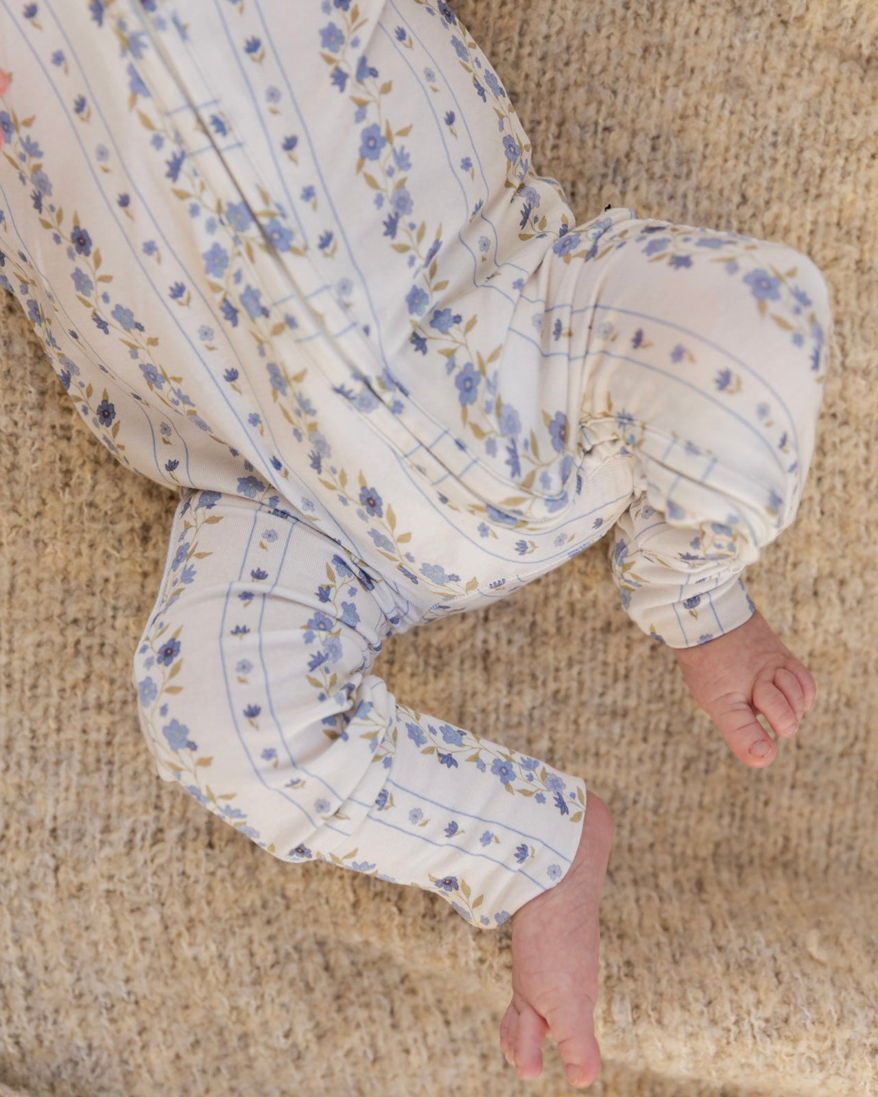 Winter Bloom | Bamboo Zipper Pajamas