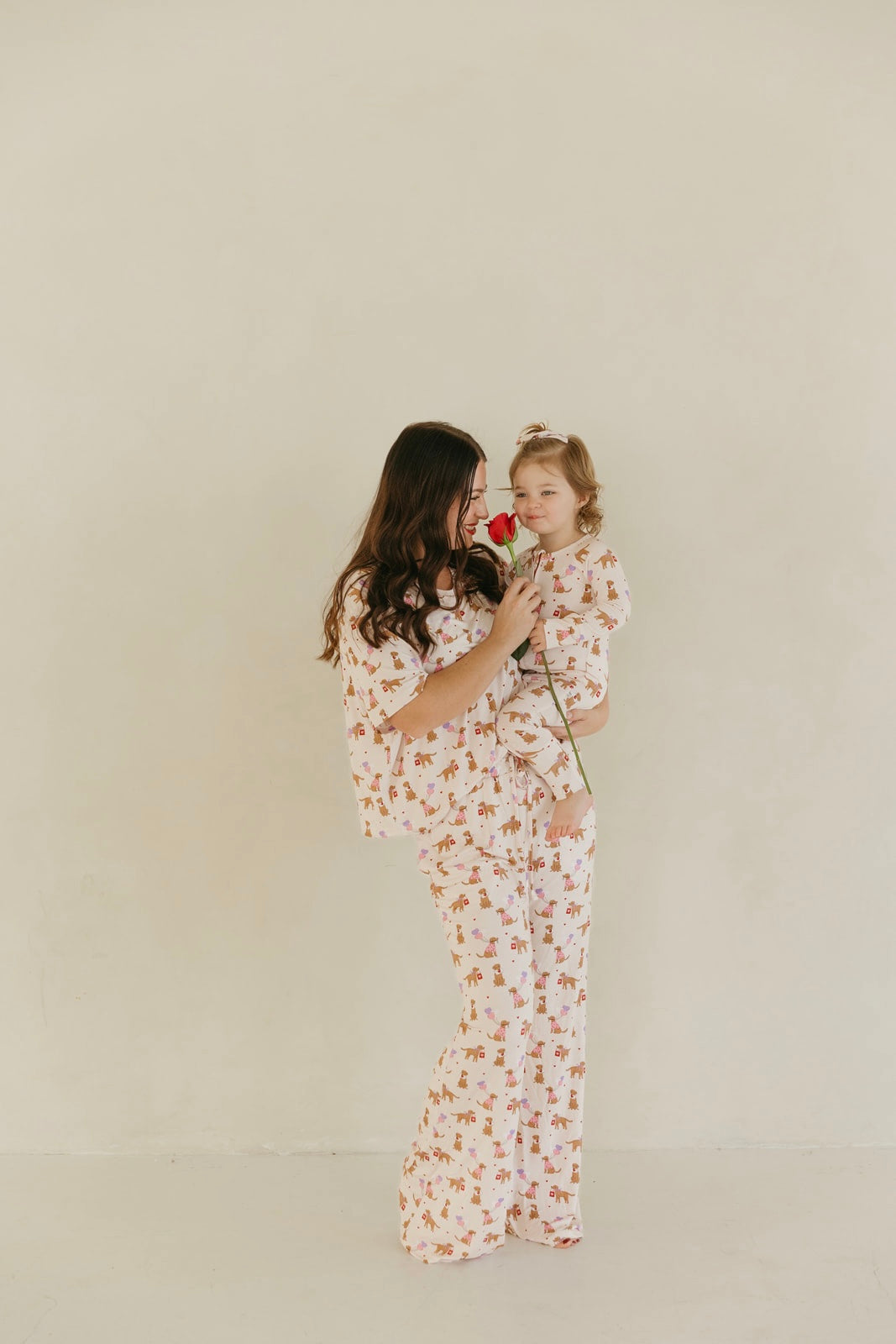 Puppy Love Letters | Bamboo Women's Pajama Set
