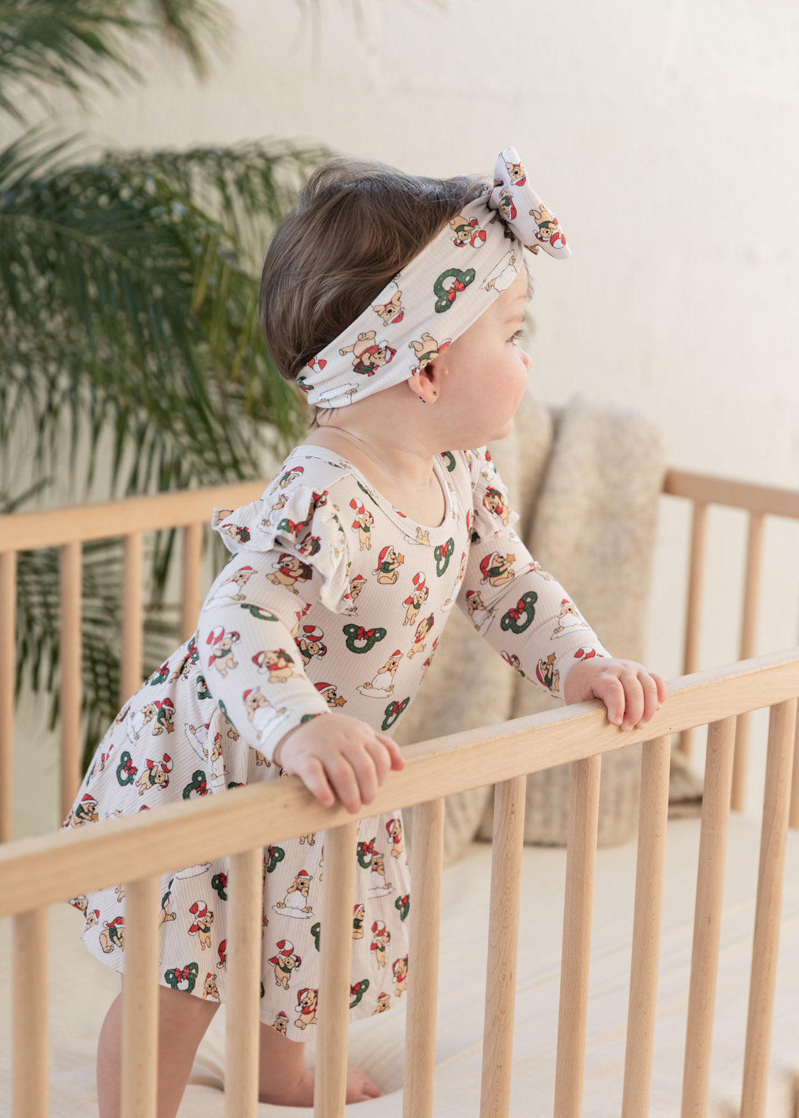Pooh (Ribbed) | Bamboo Twirl Dress with Bodysuit
