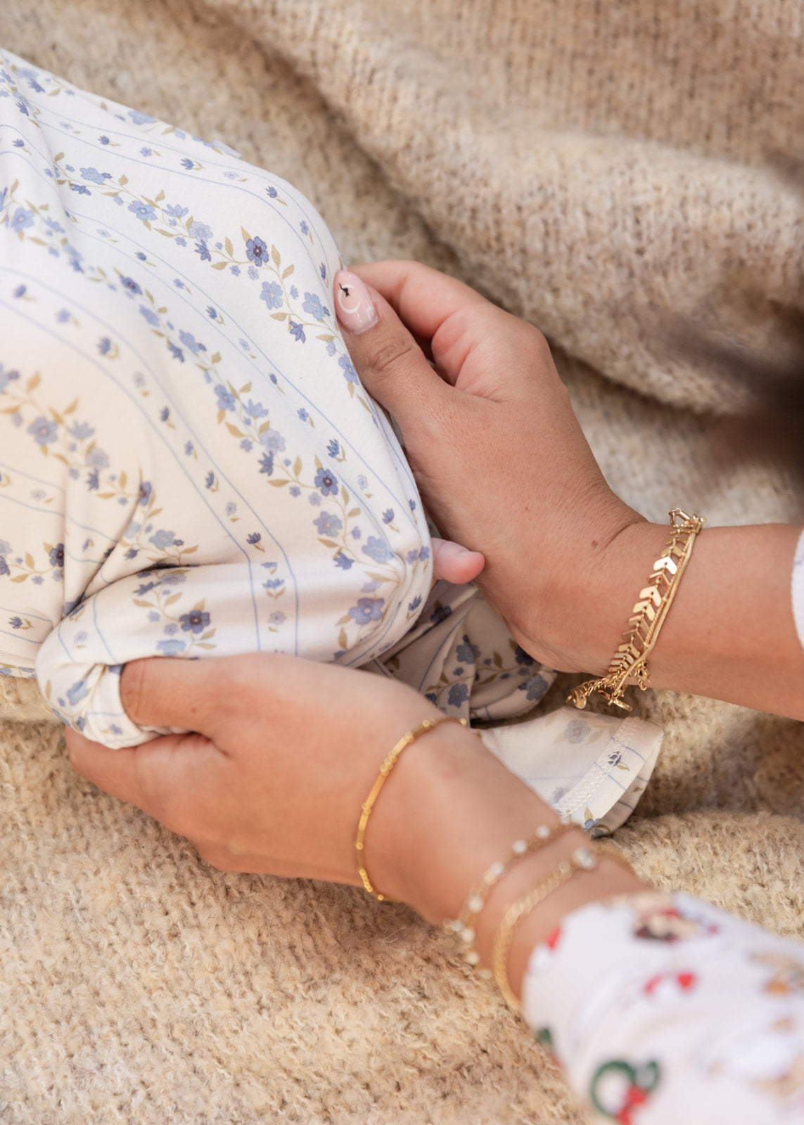 Winter Bloom | Bamboo Knotted Gown