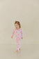Pink Smiley | Bamboo Zipper Pajamas