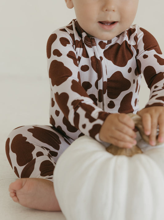 Moo'd | Bamboo Zipper Pajamas