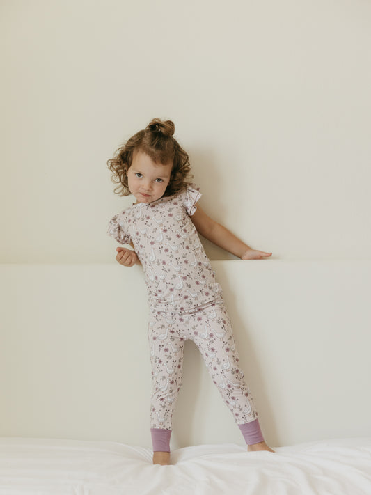 Sweet Geese | Bamboo Ruffle Set