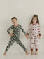 Footballs & Bows | Bamboo Two Piece Pajamas