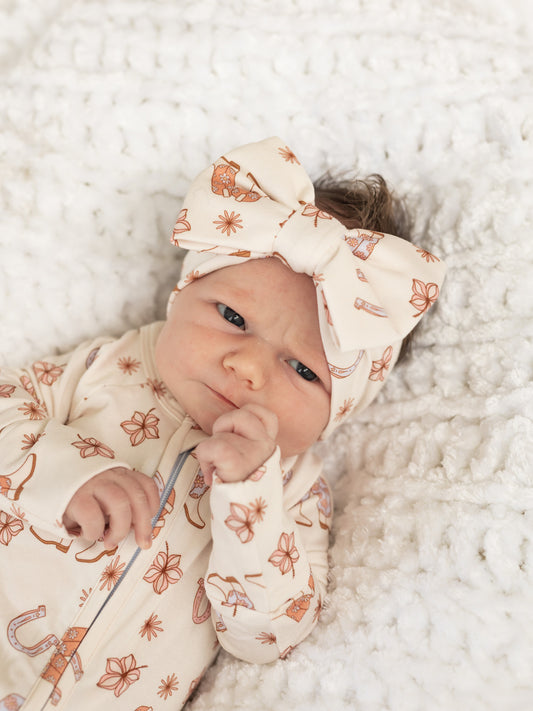 Cowgirl | Bamboo Head Wrap Bow