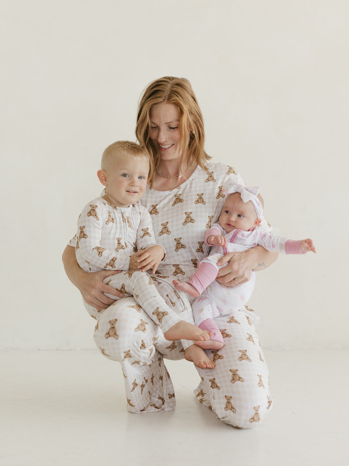 Heirloom Teddy | Bamboo Zipper Pajamas