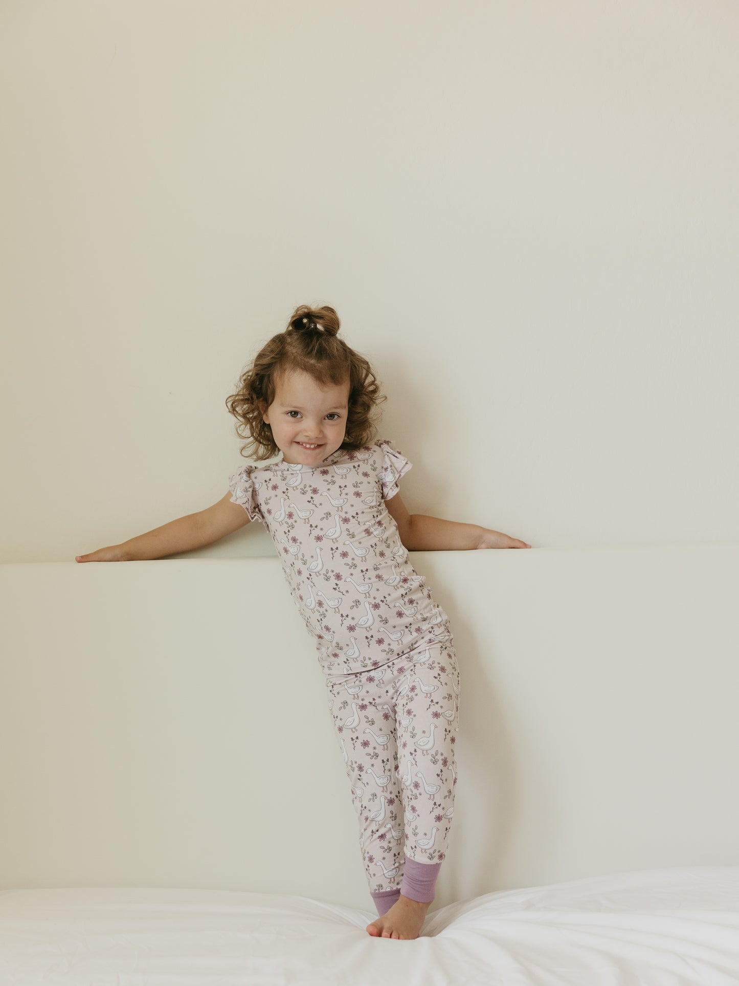 Sweet Geese | Bamboo Ruffle Set