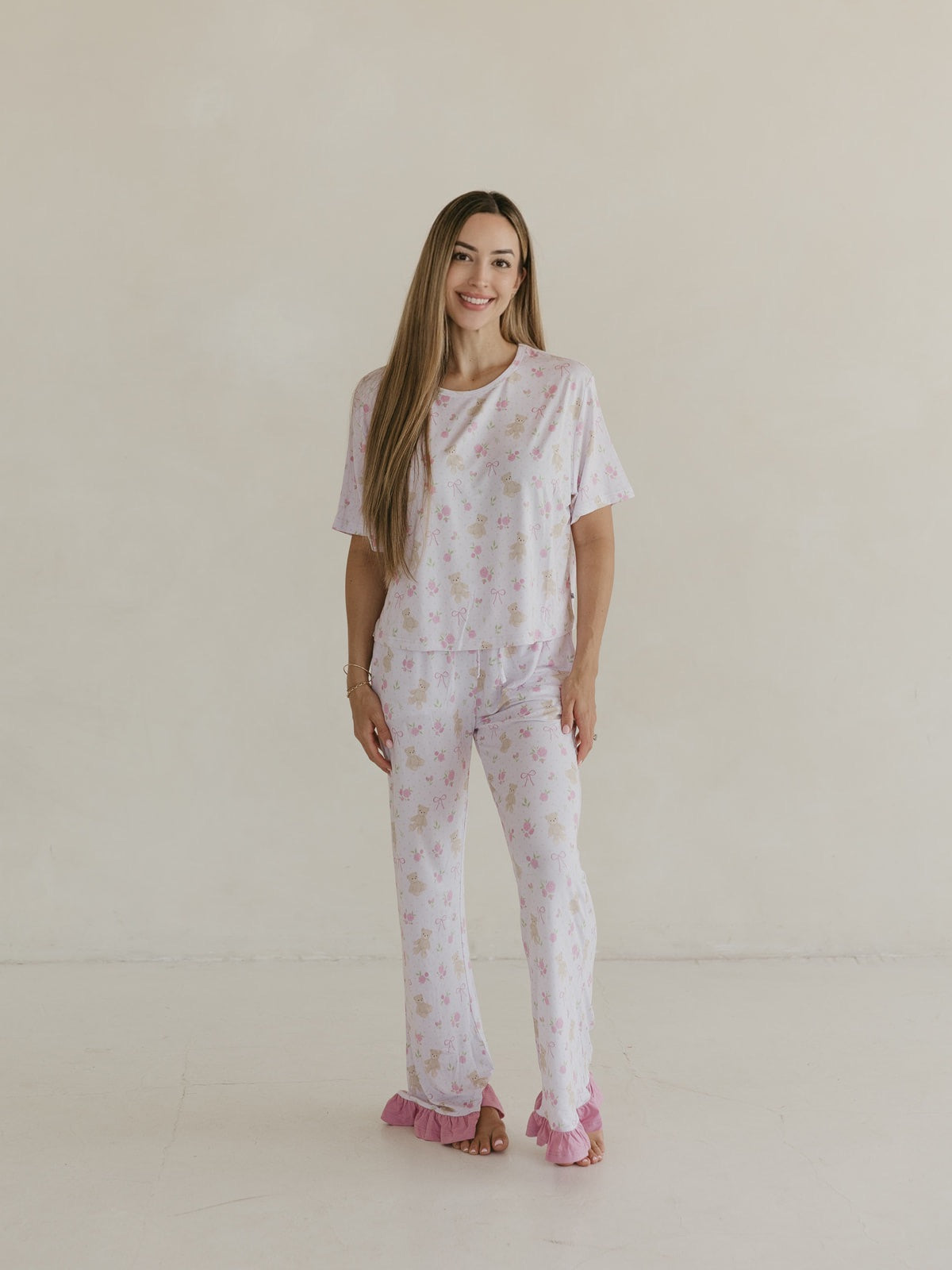 Beary Sweet | Women's Ruffle Pajama Set
