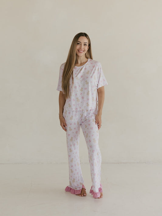 Beary Sweet | Women's Ruffle Pajama Set