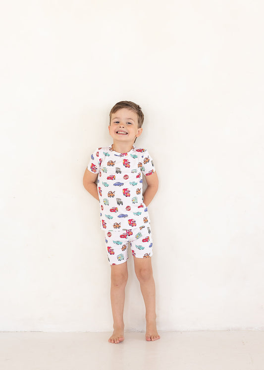 Cars | Bamboo Short Set