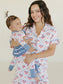 America's Sweetheart | Bamboo Ruffle Zipper Pajamas