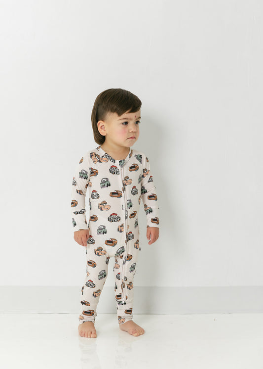 Cars Story | Bamboo Zip Pajamas