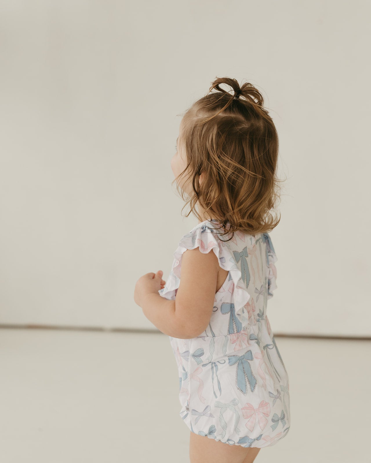 Cotton Candy Bows | Ruffle Bubble Romper