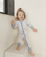Cotton Candy Bows | Bamboo Zipper Pajamas
