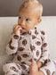 Football (Ribbed) | Bamboo Zipper Pajamas