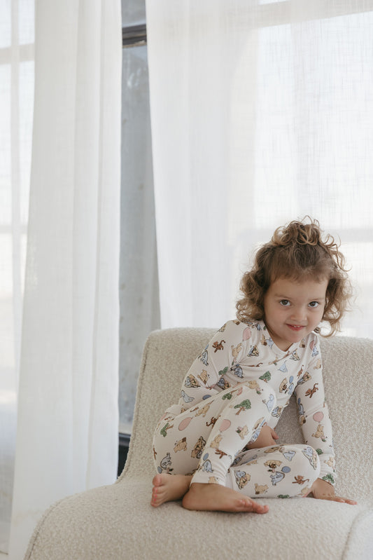Classic Bear | Bamboo Two Piece Pajamas