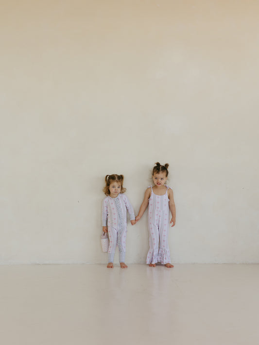 Gingham & Bows | Bell Romper