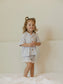 Blue Cottage Rose | Ruffle Short Set
