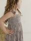 Cocoa Gingham | Smocked Twirl Dress