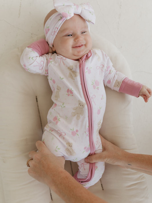 Beary Sweet | Bamboo Zipper Pajamas