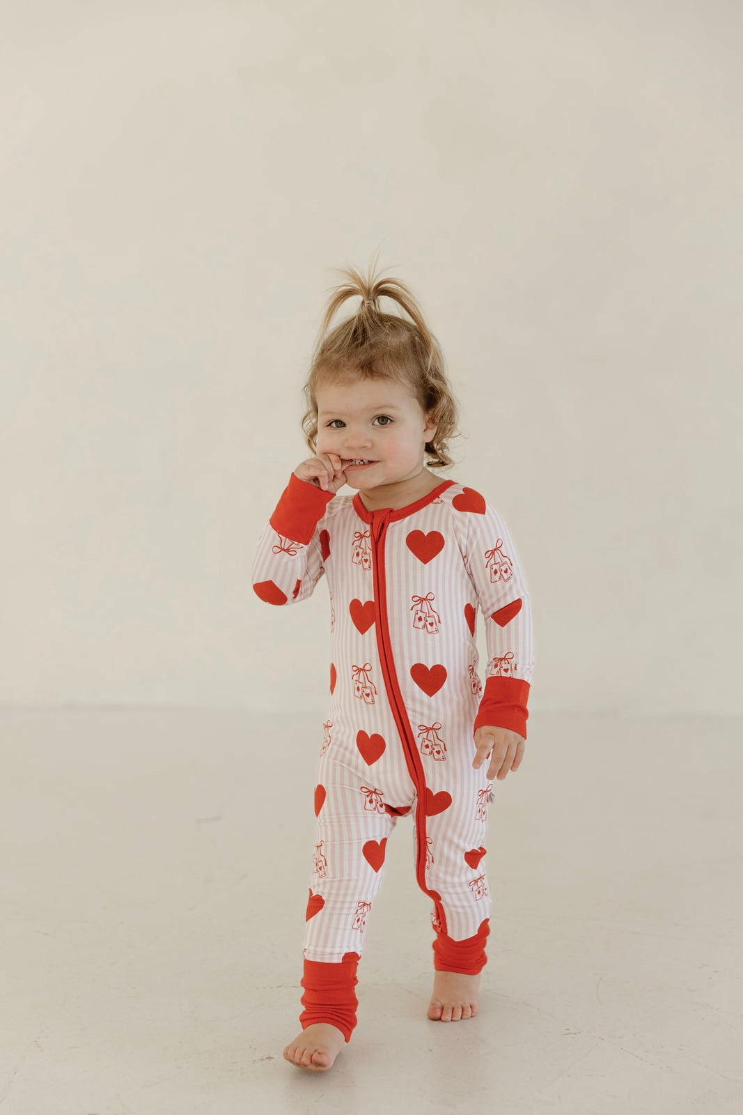 Ace of Hearts | Bamboo Zipper Pajamas