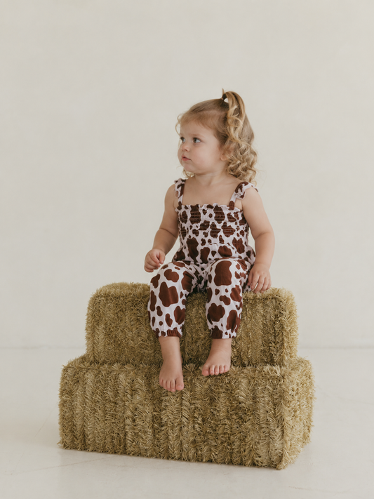 Moo'd | Smocked Jumpsuit