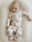 Heirloom Teddy | Bamboo Zipper Pajamas