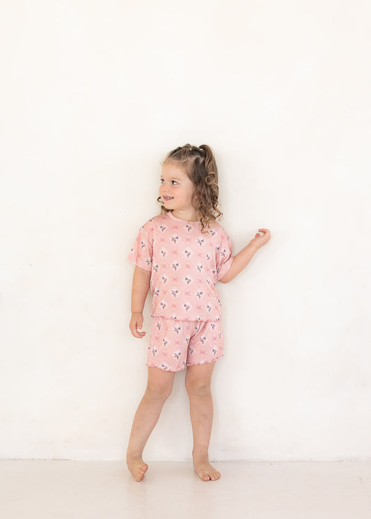 Isla Floral | Bamboo Daywear Shorts Set