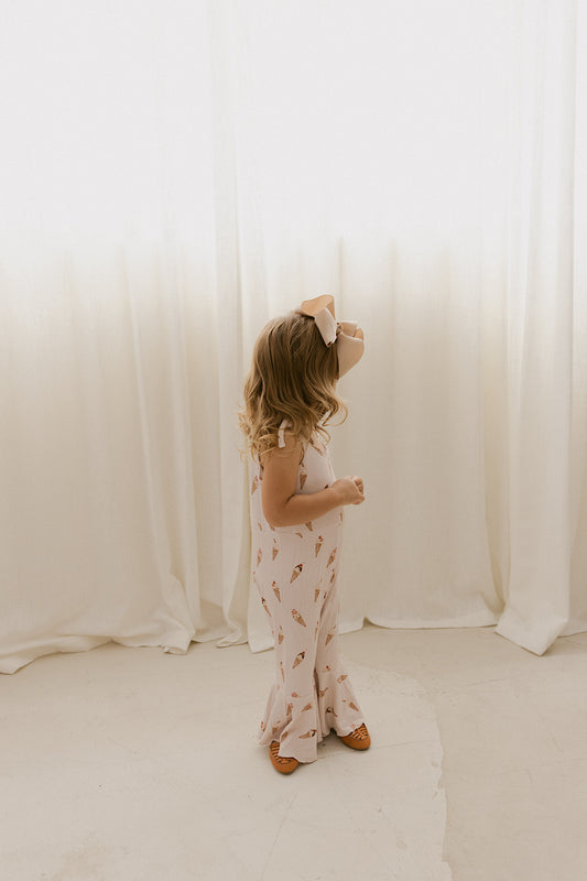 Ice Cream Dreams (Ribbed)| Bell Romper