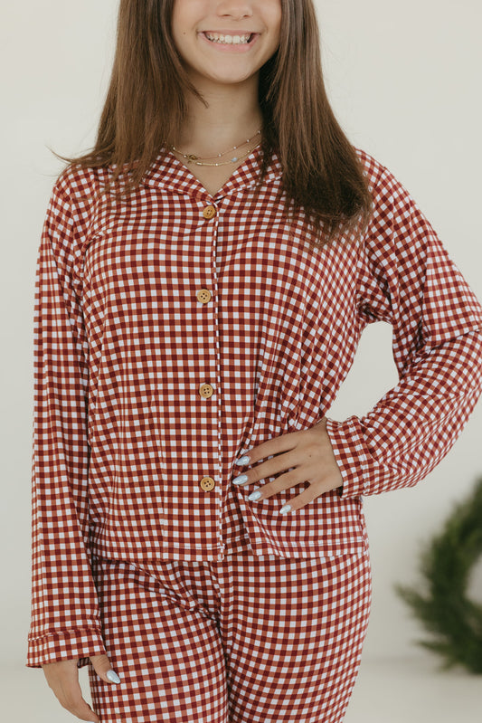 Merry Gingham | Bamboo Youth Set