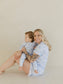 Blue Smiley | Women's Bamboo Pajama Set