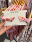 Pink Gingerbread | Bamboo Clip Bows
