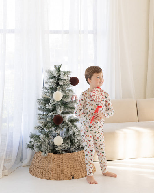 Pooh (Ribbed) | Bamboo Two Piece Pajamas