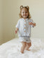 Blue Cottage Rose | Ruffle Short Set